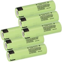 6x Panasonic Akku NCR 18650 PF 2900mAh 3,6V 6x Panasonic Akku NCR 18650 PF 2900mAh 3,6V von Panasonic