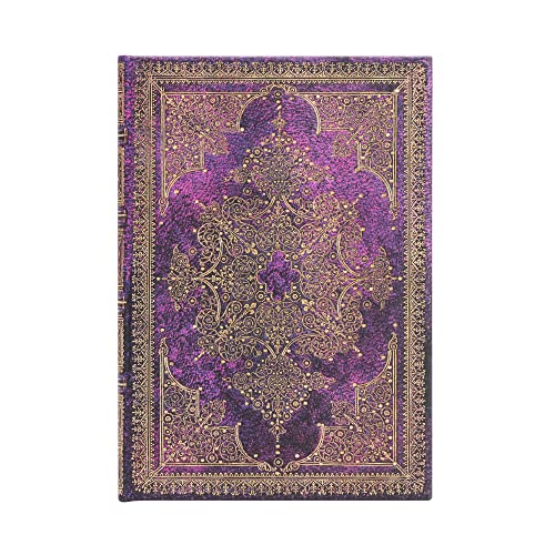 Bijou (Solstice Star) Midi Unlined Hardcover Journal: Hardcover, 120 gsm, ribbon marker, memento pouch, elastic closure, book edge printing von Paperblanks