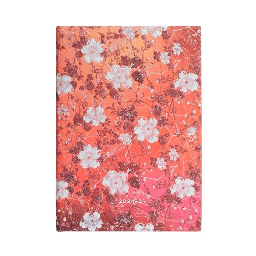 Paperblanks | 2025 Sakura | 13-Monatskalender | Midi | Horizontal von Paperblanks