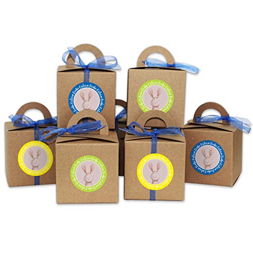 DIY Osterhasen Kisten - Kraftpapier Geschenkboxen zu Ostern - Geschenkverpackung zum Befüllen - für Kinder und Erwachsene von Papierdrachen