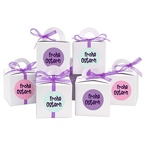 Papierdrachen DIY Osterhasen Kisten - weiße Geschenkboxen zu Ostern - Geschenkverpackung zum Befüllen - für Kinder und Erwachsene von Papierdrachen
