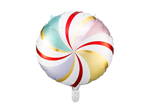 PartyDeco Folie Ballon Süßigkeiten auf Hel Luftballon Weihnachten Hängende Dekorationen Weihnachten Süßigkeiten Stick von PartyDeco