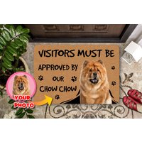 Personalisierte Chow Fußmatte, Benutzerdefinierte Besitzer Willkommensmatte, Housewarming Geschenk Abschlussgeschenk Für Hundemutter, Haustier von PassionifyCO