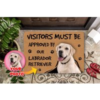 Personalisierte Labrador Retriever Fußmatte, Individuelle Besitzer Willkommensmatte, Housewarming Geschenk Abschlussgeschenk Für Hund Mama von PassionifyCO