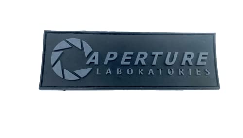 Aperture Laboratories Portal Grau PVC Airsoft Paintball Klett Emblem Abzeichen Patch von Patch Nation