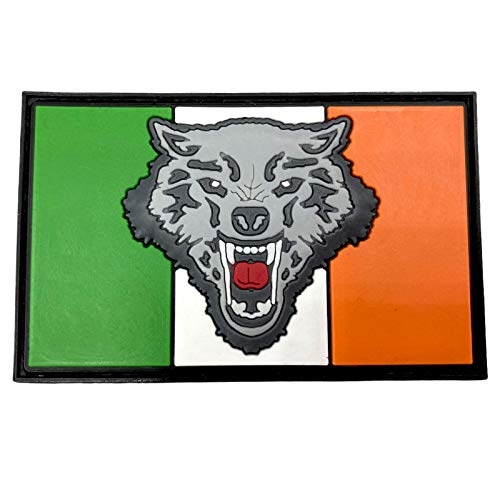 Irland irisch Wolf Flagge Cosplay Airsoft PVC Klett Emblem Abzeichen Patch von Patch Nation