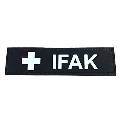 Patch Nation IFAK Individual First Aid Kit PVC Airsoft Paintball Klett Emblem Abzeichen Patch von Patch Nation