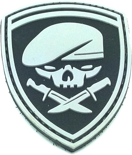 Patch Nation SAS Barett Skull PVC Airsoft Paintball Moral Patch von Patch Nation