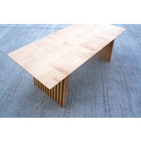 Ahorn Klapptisch Mit Goldenen Streifen, Größe Form Holz Finish Individualisierung von PatlayCrafts