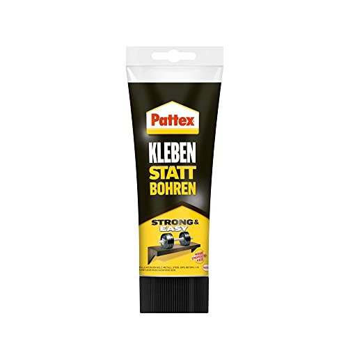 Pattex Montagekleber Kleben statt Bohren, starker Kraftkleber für sofortigen Halt, universell einsetzbarer Baukleber, Kleber mit hoher Endfestigkeit, 1 x 250g von Pattex