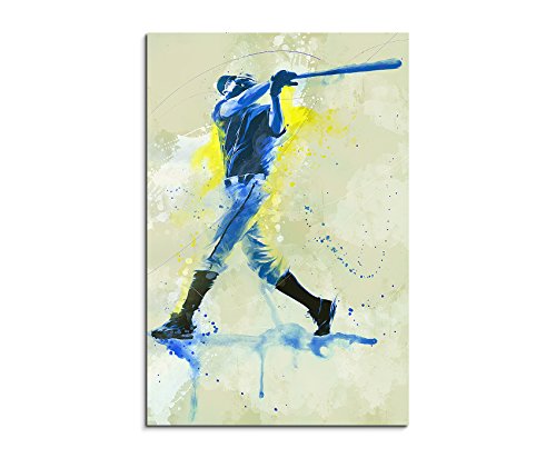 Paul Sinus Art Baseball IV 90x60cm SPORTBILDER Splash Art Wandbild Aquarell Art Paul Sinus Art Baseball IV 90x60cm SPORTBILDER Splash Art Wandbild Aquarell Art von Paul Sinus Art