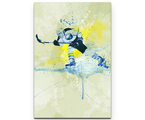 Paul Sinus Art Eishockey I 90x60cm auf Leinwand gespannt fertig zum aufhängen Paul Sinus Art Eishockey I 90x60cm auf Leinwand gespannt fertig zum aufhängen von Paul Sinus Art
