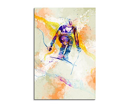 Paul Sinus Art Ski Alpin II 90x60cm Wandbild SPORTBILD Aquarell Art tolle Farben Paul Sinus Art Ski Alpin II 90x60cm Wandbild SPORTBILD Aquarell Art tolle Farben von Paul Sinus Art