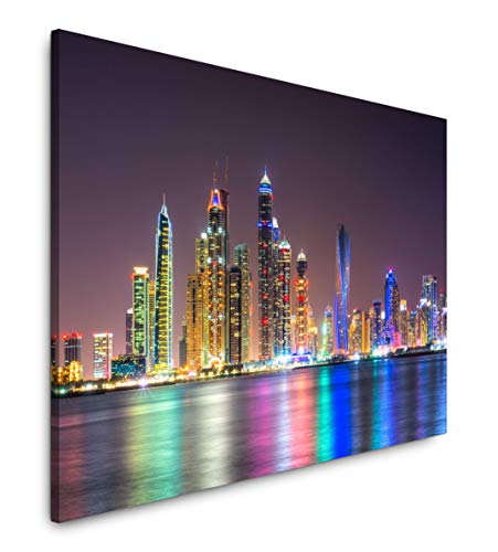 Paul Sinus Art Skyline von Dubai 100 x 70 cm Inspirierende Fotokunst in Museums-Qualität für Ihr Zuhause als Wandbild auf Leinwand in Paul Sinus Art Skyline von Dubai 100 x 70 cm Inspirierende Fotokunst in Museums-Qualität für Ihr Zuhause als Wandbild auf Leinwand in von Paul Sinus Art