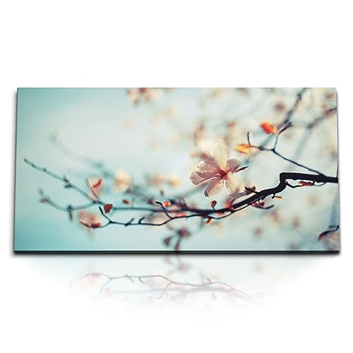 Paul Sinus Kunstdruck Bilder 120x60cm Frühling Baumblüte Blüten Äste Sonnenschein Natur von Paul Sinus