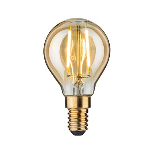 Paulmann 28367 LED Lampe Tropfen 2,5W E14 230V Gold Warmweiß Leuchtmittel Lampe von Paulmann