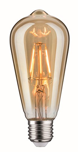 Paulmann 28395 LED Lampe Rustika (ST64) 4W E27 230V Gold Warmweiß Leuchtmittel Lampe von Paulmann