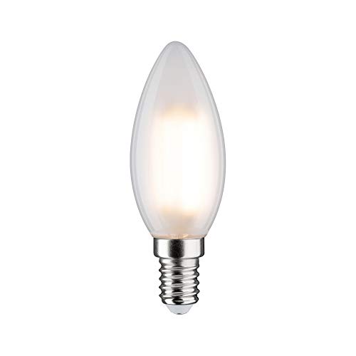 Paulmann 28645 LED Lampe Filament Kerze 6,5W Klassik Leuchtmittel Matt 2700K Warmweiß E14 von Paulmann