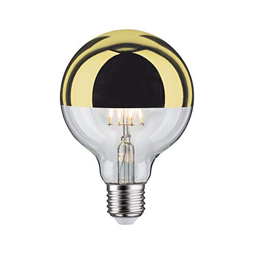 Paulmann 28675 LED Lampe Filament G95 6W Leuchtmittel Kopfspiegel Gold 2700K Warmweiß dimmbar E27 von Paulmann