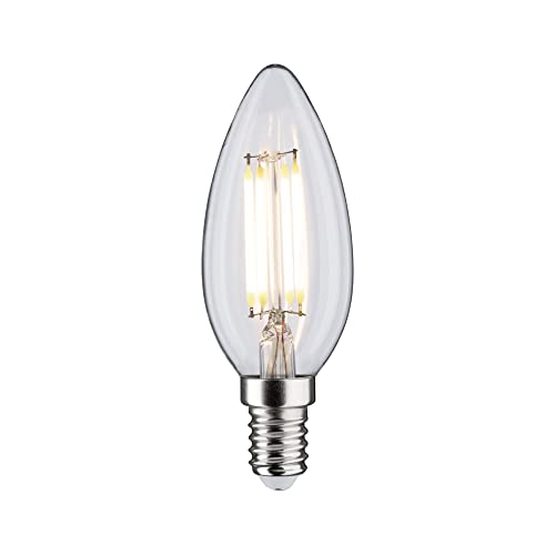 Paulmann 28915 LED Lampe Filament Kerze 4,8W Leuchtmittel klar 4000K Neutralweiß E14 von Paulmann