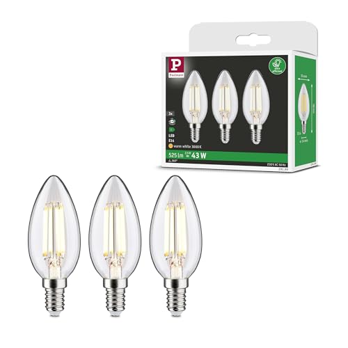 Paulmann 29199 Eco-Line Filament 230V LED Kerze E14 3x525lm 3x2,5W 3000K Klar Leuchtmittel Paulmann 29199 Eco-Line Filament 230V LED Kerze E14 3x525lm 3x2,5W 3000K Klar Leuchtmittel von Paulmann