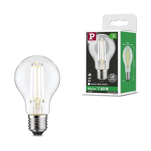 Paulmann 29254 Eco-Line Filament 230V LED Birne E27 806lm 4,3W 4000K dimmbar Klar Paulmann 29254 Eco-Line Filament 230V LED Birne E27 806lm 4,3W 4000K dimmbar Klar von Paulmann