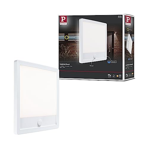 Paulmann 94663 LED Außenleuchte Panel Lamina mit Bewegungsmelder IP44 eckig incl. 1x14,5 W Warmweiß Weiß Außenpanel Kunststoff Lichtpanel 3000 K Paulmann 94663 LED Außenleuchte Panel Lamina mit Bewegungsmelder IP44 eckig incl. 1x14,5 W Warmweiß Weiß Außenpanel Kunststoff Lichtpanel 3000 K von Paulmann