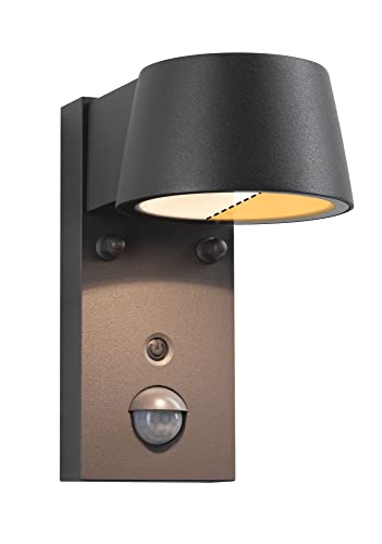 Paulmann 94714 LED Wandleuchte Capea Bewegungsmelder insektenfreundlich IP44 96x153mm Tunable Warm 6W 450lm 98° Schwarz Paulmann 94714 LED Wandleuchte Capea Bewegungsmelder insektenfreundlich IP44 96x153mm Tunable Warm 6W 450lm 98° Schwarz von Paulmann