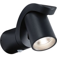 Paulmann LED Außen-Wandleuchte "Cuff IP44 76x217mm 3000K 10W 700lm 230V 70 Aluminium", 1 flammig-flammig, Bewegungsmelder von Paulmann