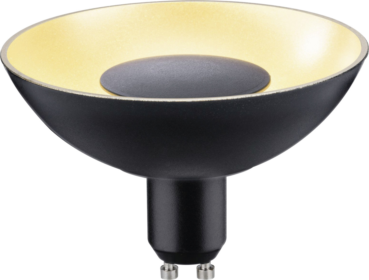 Paulmann LED Leuchtmittel Deko Reflektor GU10 4,9 W schwarz gold dimmbar von Paulmann