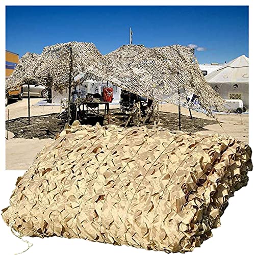 Hxloaq Beige Tarnnetz Bundeswehr 2x3m Schattierungsnetz, Sonnenschirmnetz Für Den Außenbereich, Wasserdicht Tarnnetz, 70% UV-Schutz 210D Oxford-Tuch von Paws and Claws