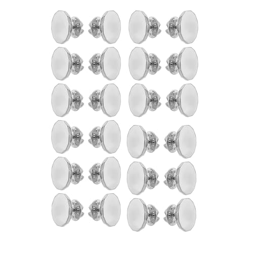 Pcivzxam Vorhang-Magnete, Duschvorhang-Magnete, Nadeln, Vorhang-Verschlüsse, Rückhalteknopf für Vorhänge, 12 Paar von Pcivzxam