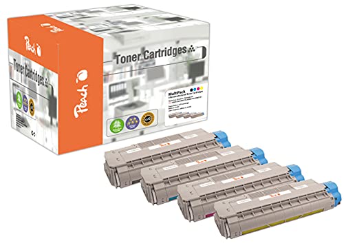 Peach Spar Pack Tonermodule kompatibel zu OKI C5850-series von Peach