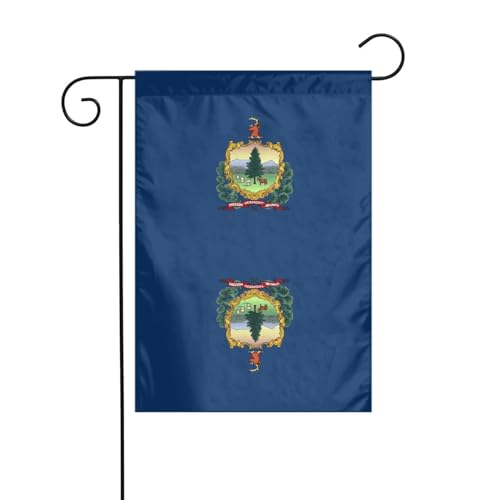 Gartenflaggen mit Staatsflagge von Vermont für draußen – kleine Rasenflagge, eine unverzichtbare Frühlingsgartenflagge für jeden Rasen oder Hinterhof. von Peiyeety