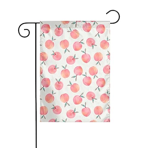 Pink Peach Gartenflaggen für draußen – kleine Rasenflagge, eine unverzichtbare Frühlingsgartenflagge für jeden Rasen oder Hinterhof. von Peiyeety