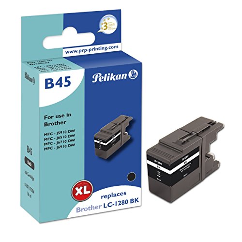 Pelikan XL Druckerpatrone B45 ersetzt Brother LC-1280XL BK schwarz von Pelikan