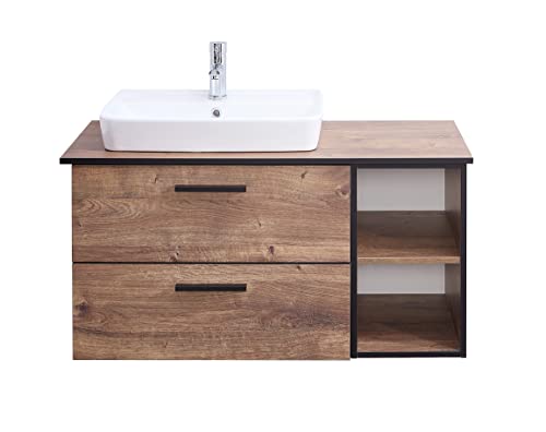 Pelipal Quickset 374 Waschtisch mit Unterschrank, Holzwerkstoff, Eiche Ribbeck quer NB, 61,6x103x44,5 cm Pelipal Quickset 374 Waschtisch mit Unterschrank, Holzwerkstoff, Eiche Ribbeck quer NB, 61,6x103x44,5 cm von Pelipal