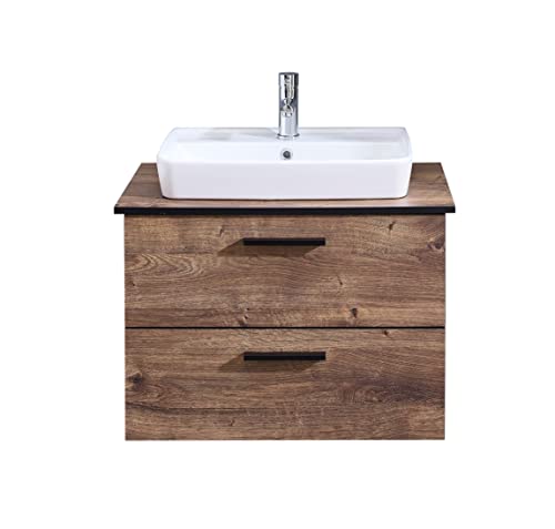 Pelipal Quickset 374 Waschtisch mit Unterschrank, Holzwerkstoff, Eiche Ribbeck quer NB, 61,6x73x44,5 cm Pelipal Quickset 374 Waschtisch mit Unterschrank, Holzwerkstoff, Eiche Ribbeck quer NB, 61,6x73x44,5 cm von Pelipal