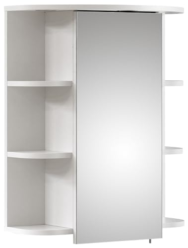 Pelipal Spiegelschrank, Holzwerkstoff, Weiß Glanz, B60xH70xT20 cm von Pelipal