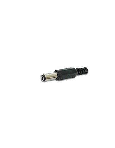 PEREL - CD004H DC-Stecker, 2.1 mm x 5.5 mm x 14 mm Größe, Plastik 141086 von Perel