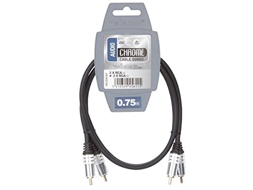 PEREL - PAC204C007 Cinch-Stecker auf 2 x Audio 166489 von Perel