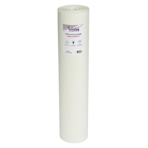 Perfect Cover Polycover Absorberend (50m² / 150gsm) - Bodenschutz - Stucloper - Premium Qualität Schutzvlies Abdeckvlies - Anti-Rutsch-Beschichtung - Perfekt für Bau und Renovierung von Perfect Cover