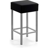 Webstoff Barhocker in Schwarz quadratisch von PerfectFurn