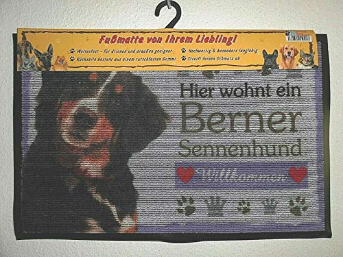 Pfronten Fußmatte Berner Sennenhund (5), Fußabtreter, Türvorleger, Türmatte Hund wetterfest von Pfronten