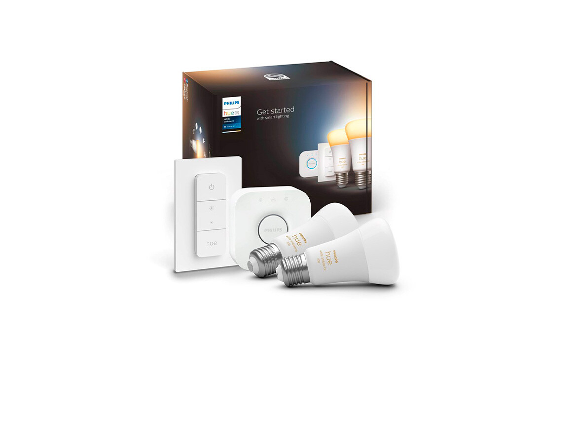 Philips Hue - Philips Hue White Amb. Starter Kit m/Bridge & Dimmer Philips Hue von Philips Hue