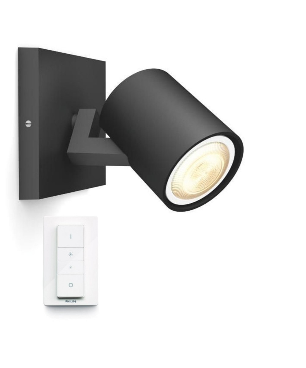 Philips Hue - Runner Hue Spot m/Switch White Amb. Black Philips Hue von Philips Hue