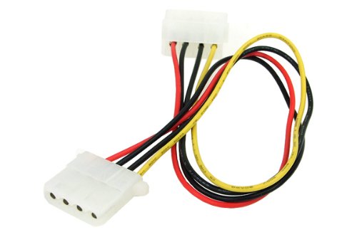 Phobya 4Pin Molex Stromverlängerung 30cm Kabel Lüfterkabel und Adapter von Phobya