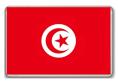Kühlschrankmagnet, Flagge Tunesien ! von Photosiotas