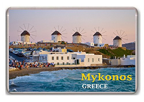 Photosiotas Kühlschrankmagnet Griechenland Mykonos von Photosiotas