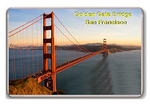 Photosiotas San Francisco Golden Gate Bridge Kühlschrankmagnet von Photosiotas